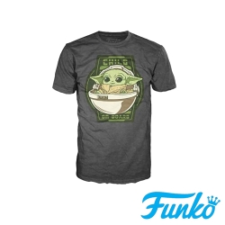 Funko POP! T-shirt Star Wars Mandalorian - Child On Board